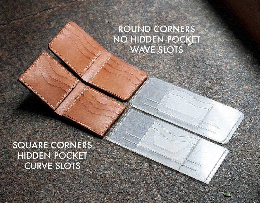 Modern BiFold Wallet Build Your Own Template Set MAKESUPPLY