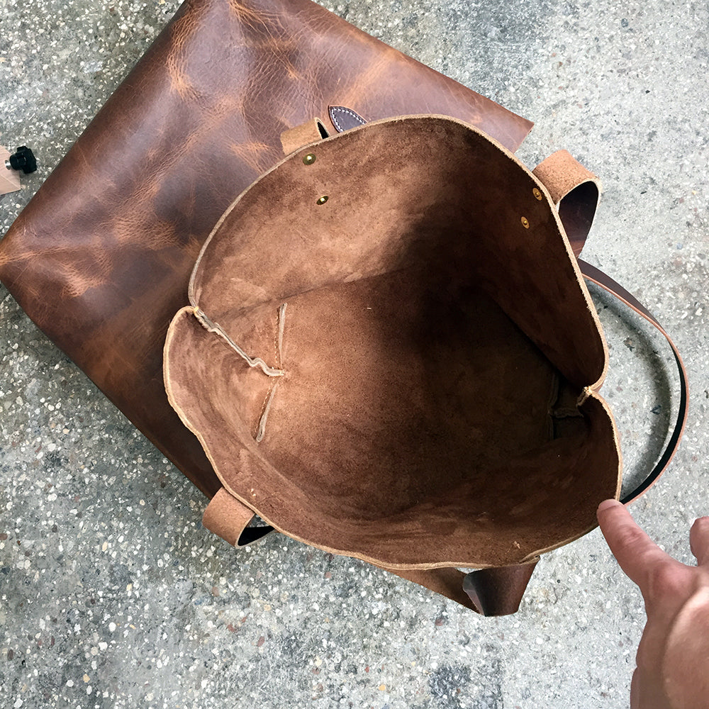 custom leather tote bags