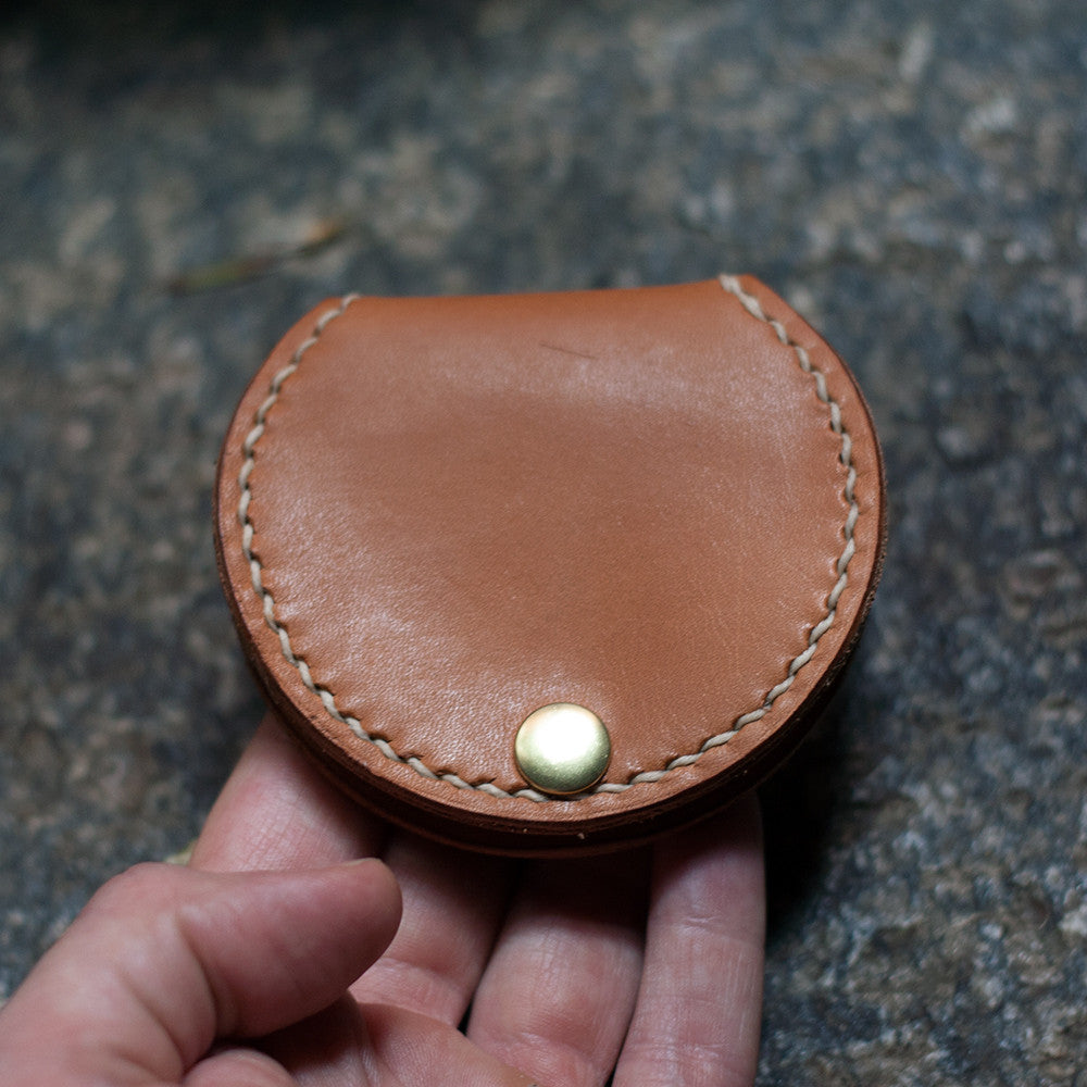 real leather coin purse