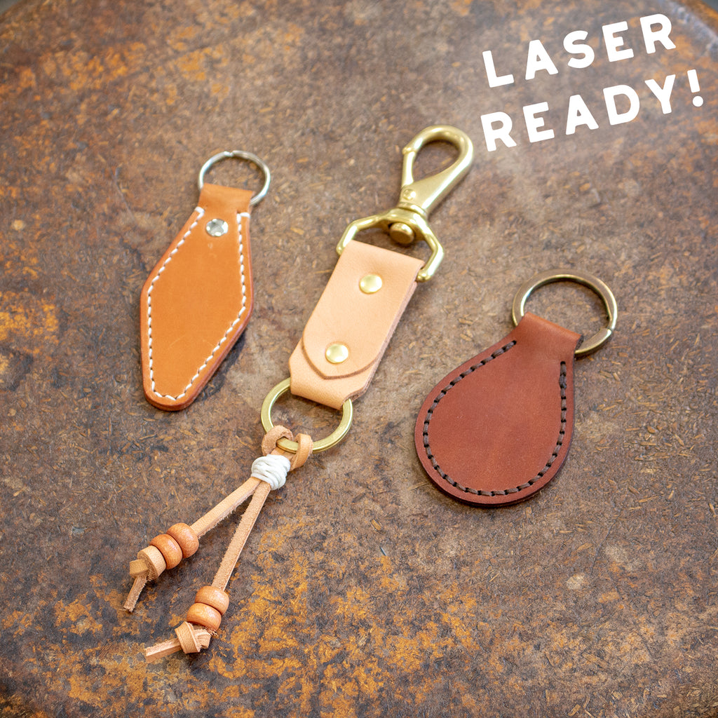Download Leather Keychains Bundle Laser Ready Files Makesupply