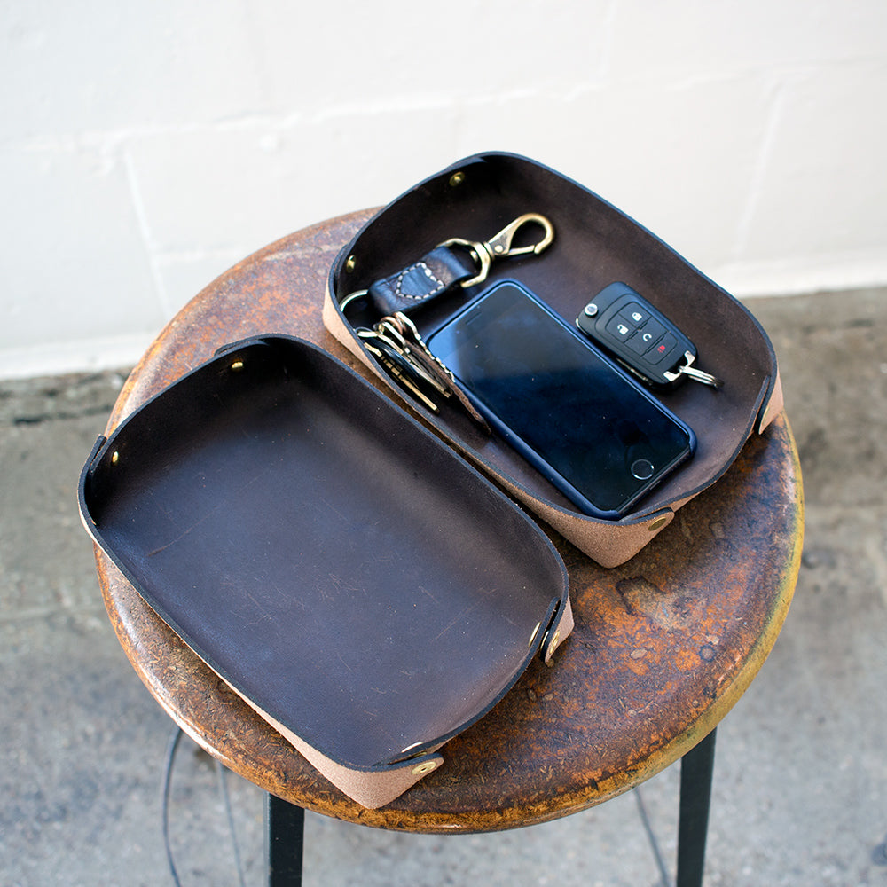 Leather Valet Tray Acrylic Template - MAKESUPPLY