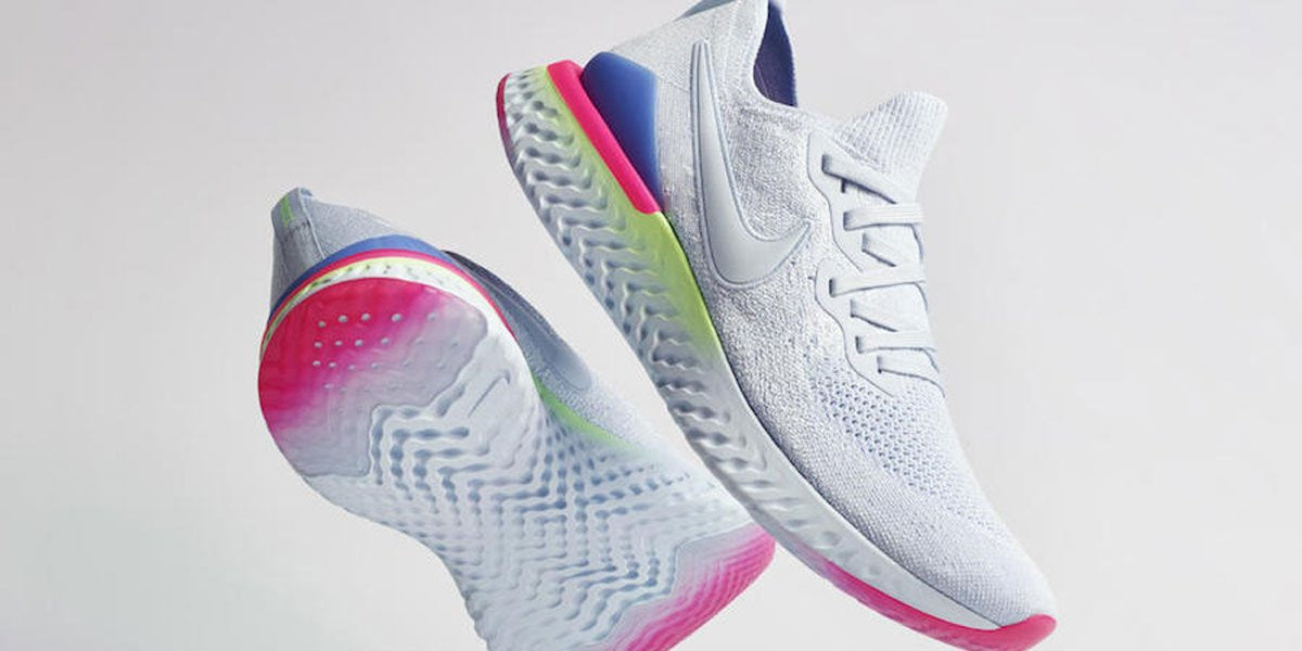 nike epic react flyknit 2 ladies running trainers