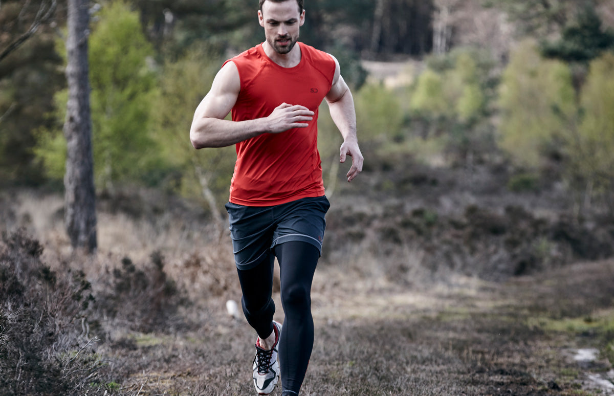 mens running tights under shorts