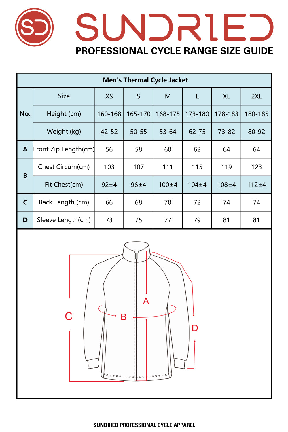 Sundried Zero Men's Thermal Cycle Jacket