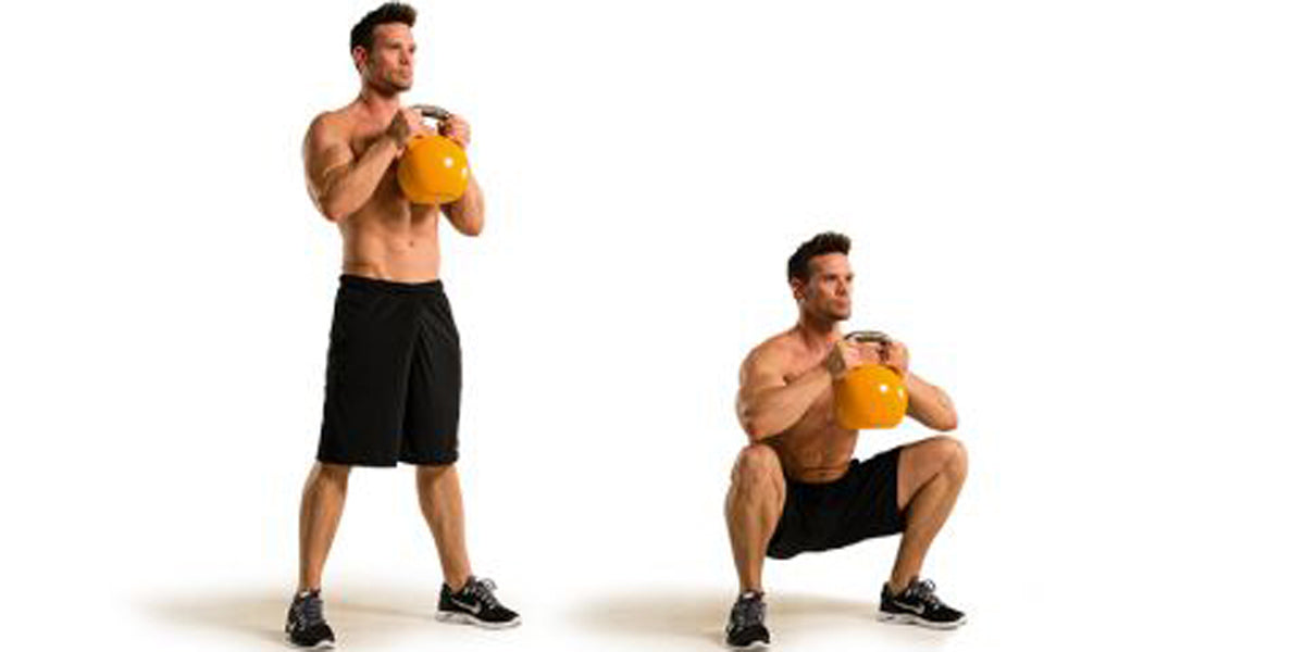 how to goblet squat kettlebell workout