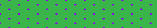 Green w purple polka dots