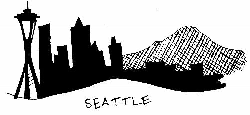 Seattle skyline panties
