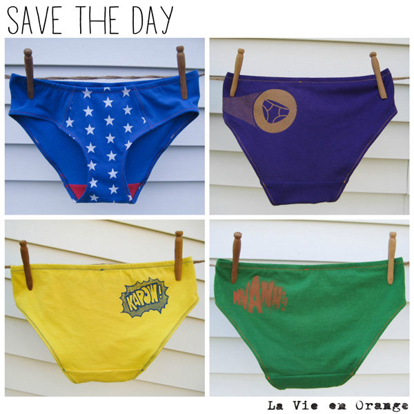 Introducing superhero undies by La Vie en Orange