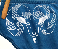 Aries Zodiac Handmade Undies | La Vie en Orange