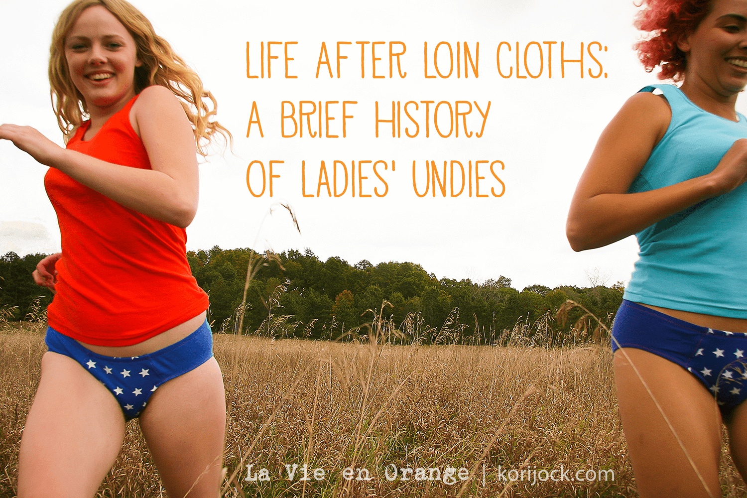 Life After Loin Cloths:  A Brief History of Ladies Undies | La Vie en Orange