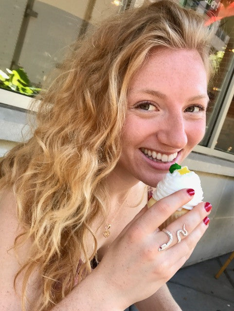 Ruby Eyed Sultry Serpent Ring