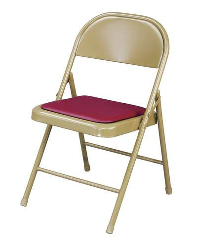 Super Strong Folding Chair 1 Padded Seat 1 2 Padded Back