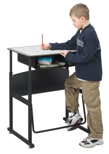 Alphabetter Stand Up Desk With Book Box Phenolic Top 20 X 28