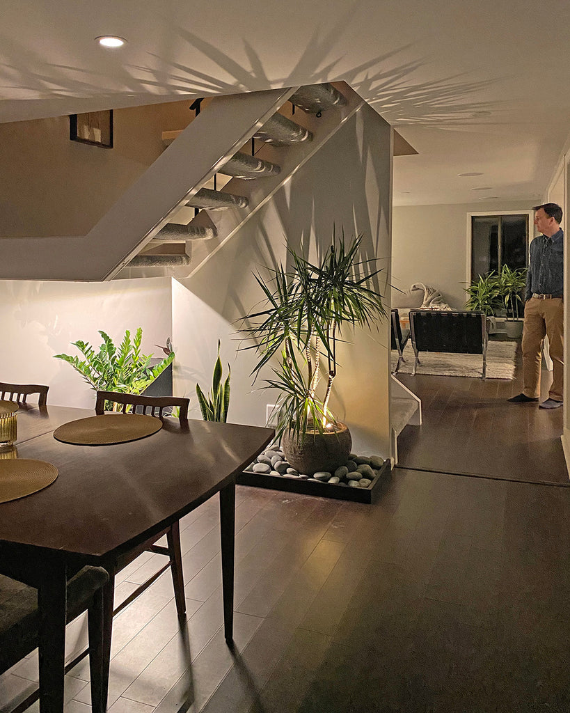Indoor micro garden designed by Susie Frazier WELL AP is built into a multifamily residential unit