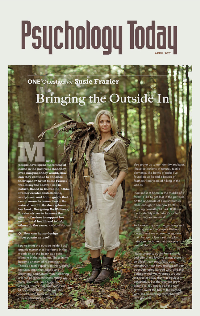 Read about pioneering wellness designer, Susie Frazier, in Psychology Today