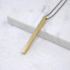 Brass Bar Necklace - SUSIE FRAZIER