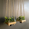 Hanging Wood Planter - SUSIE FRAZIER