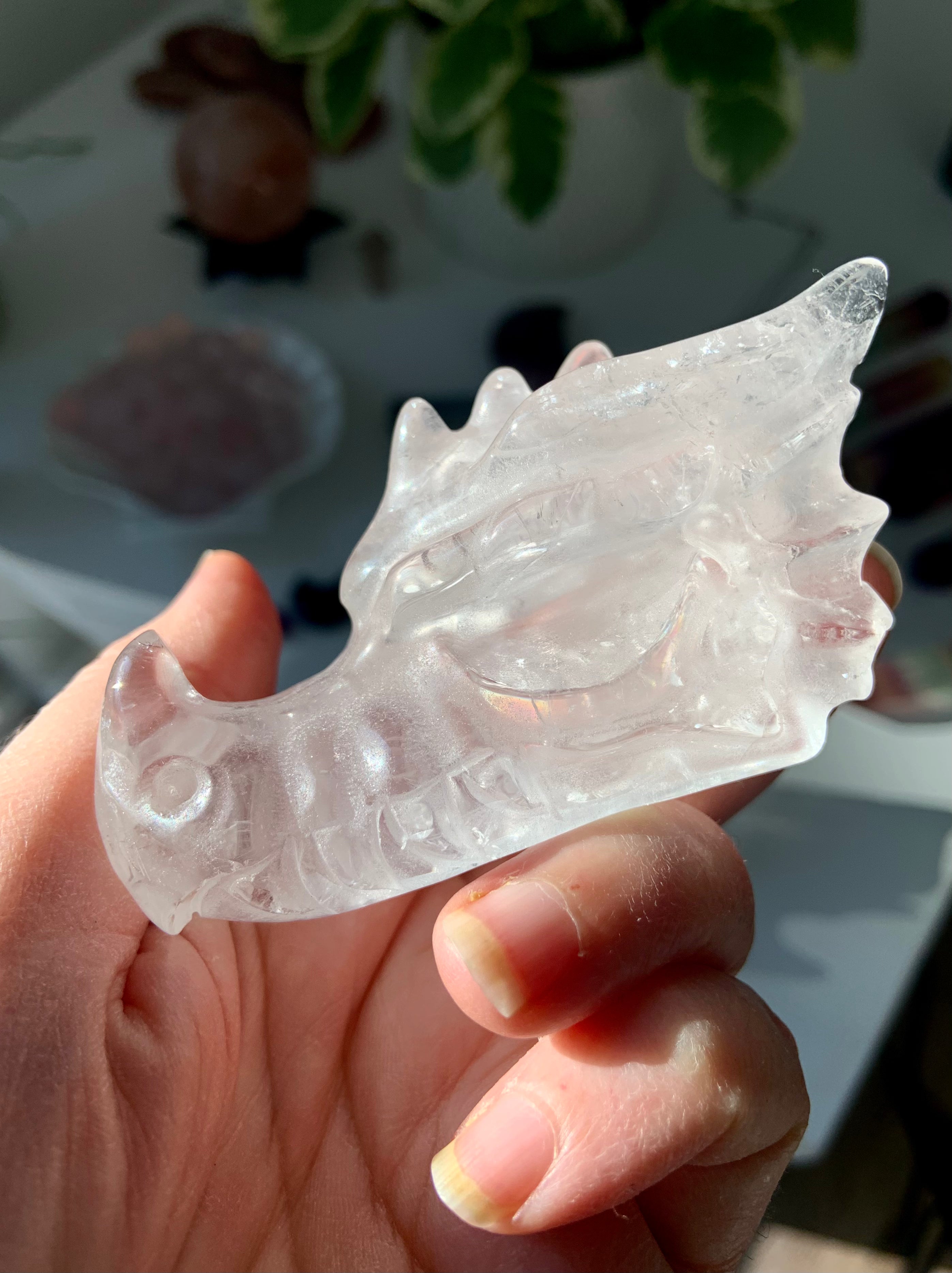 Clear Quartz Crystal Dragon - you pick!