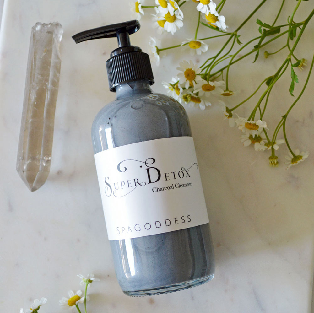 SUPER DETOX ACTIVATED CHARCOAL CLEANSER by SpaGoddess Apothecary