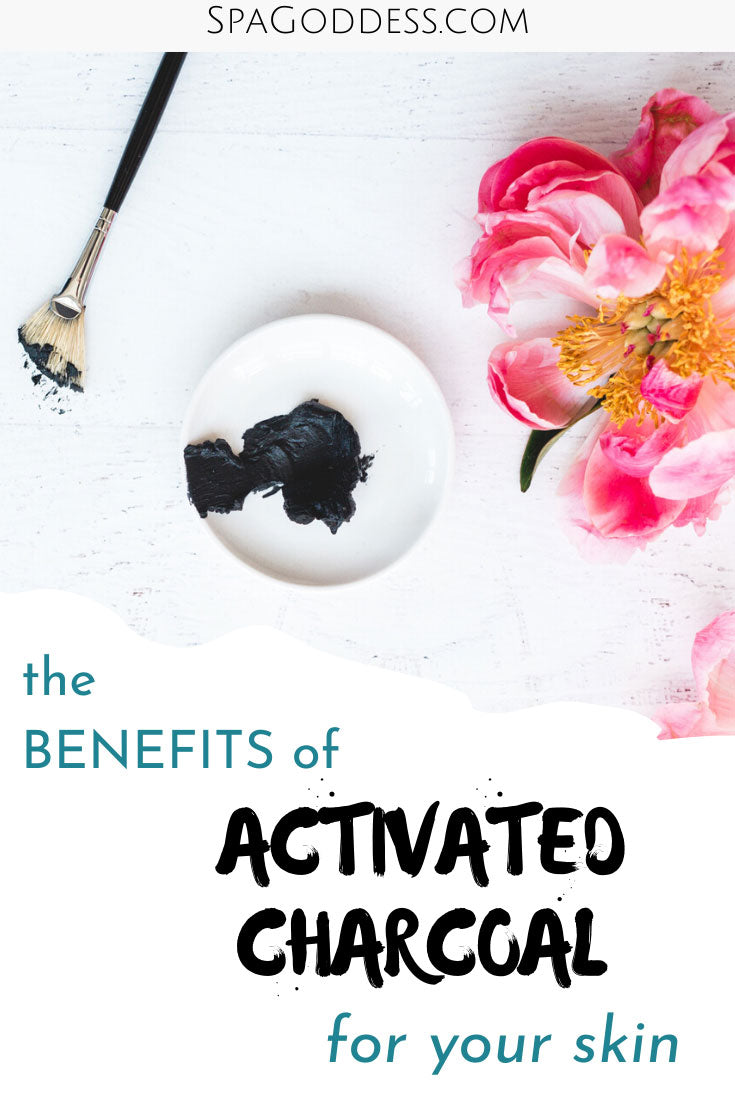 Learn all about the benefits of Activated Charcoal For Your Skin on SpaGoddess Blog