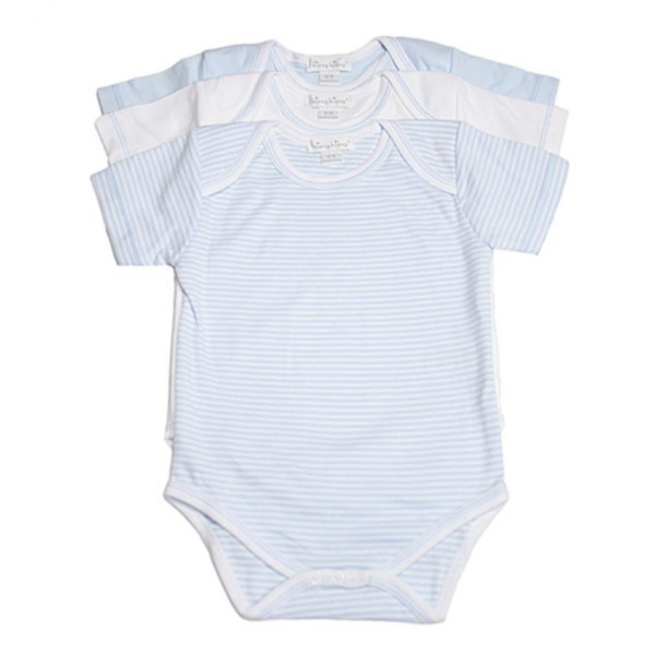 Baby Boy Pima Cotton Essential Basic 3 Pack Body Sets