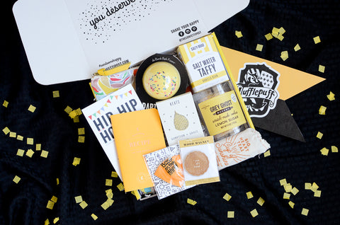 Hufflepuff Inspired Care Package_Back to Hogwarts Day_Build Your Own Gift Box
