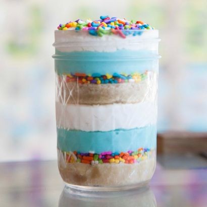 Long Distance Relationship Birthday Ideas To Make Anyone Smile | Send Cake in a Jar | Jars by Dani Funfetti Cake in a Jar