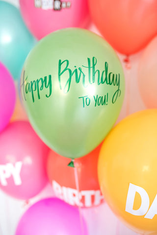 simple birthday idea_write on a ballon