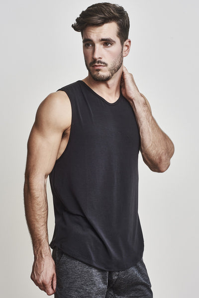 Best Men’s Athletic Shirts - Standard Black Muscle Tee | Made in USA ...