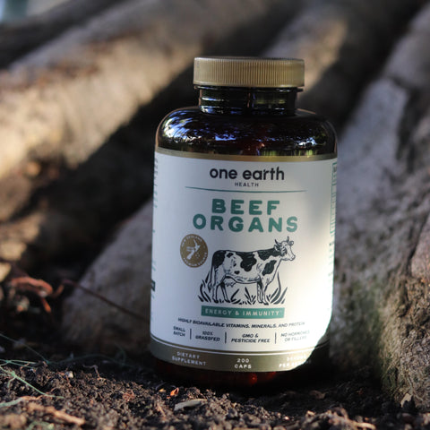 Beef organ supplement by One Earth Health