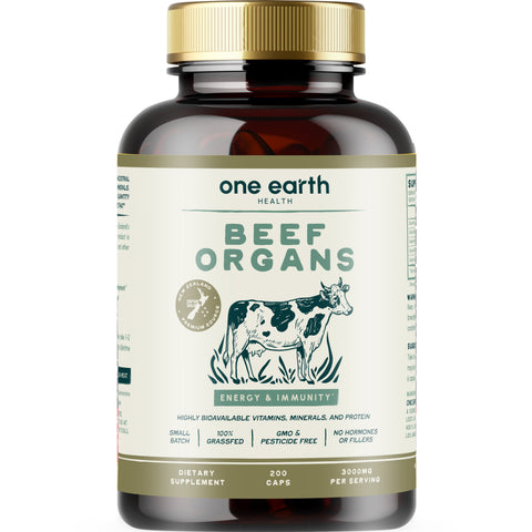 Beef organ supplement by One Earth Health