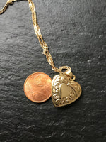 Gold locket, with choose your chain, photo locket, gift for her, add your photo,