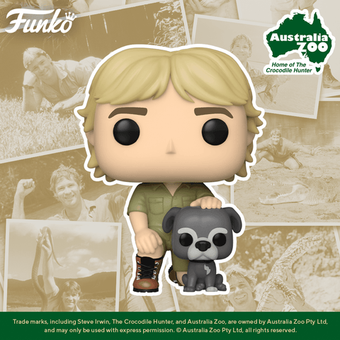 CROCODILE HUNTER - STEVE IRWIN WITH SUI POP! VINYL