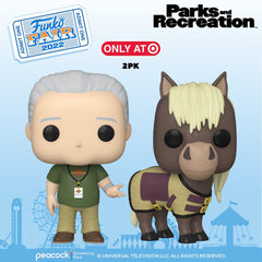 Park and Recreation - Jerry and Lil Sebastian (2 Pack) Pop Vinyl