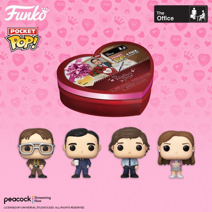 The Office - Valentines Day US Exclusive Pocket Pop! 4-pack [RS] – FanBase  Collectables