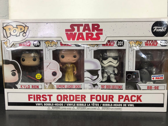 Star Wars - First Order 4-Pack Pop! Vinyl