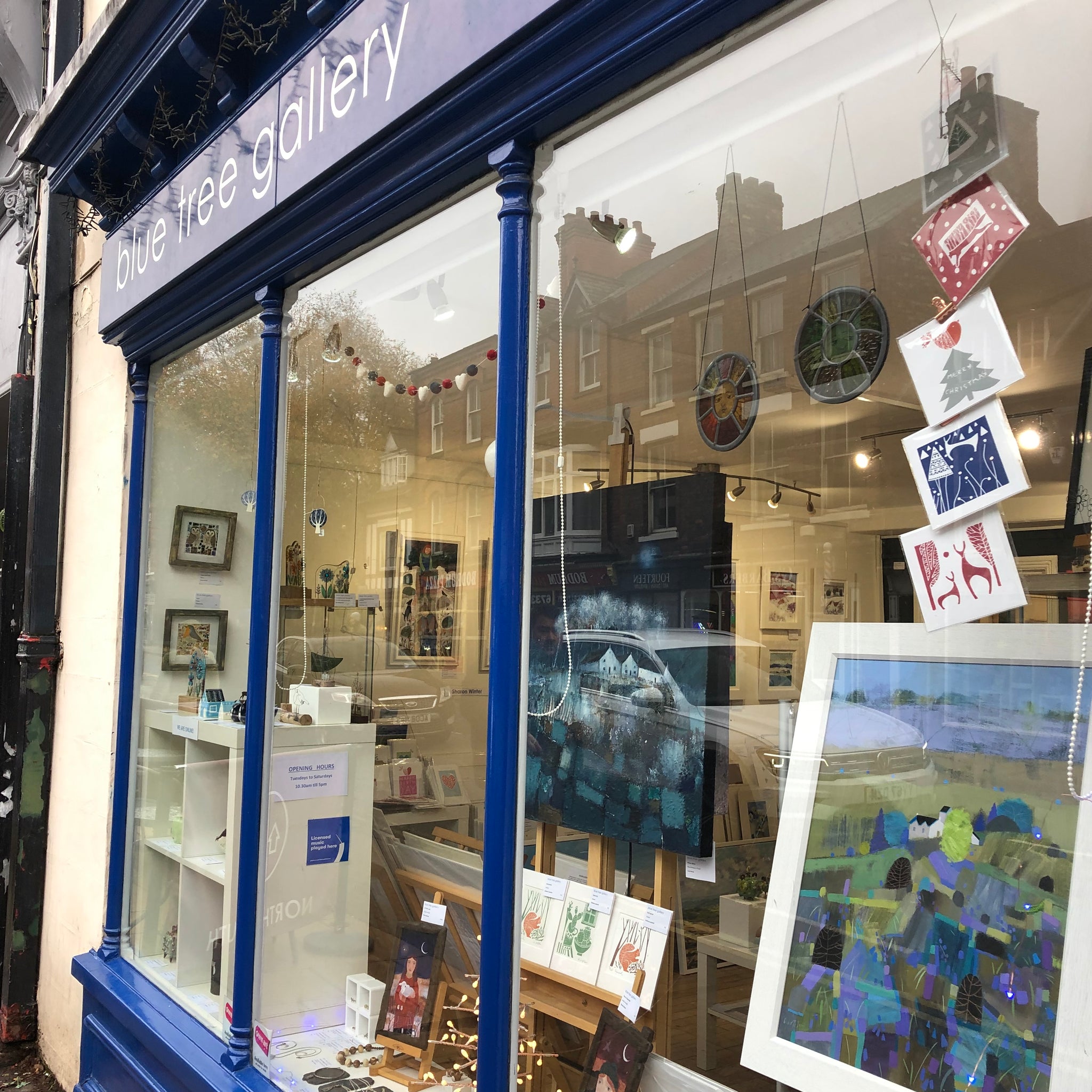 Paula Dunn Artist at the Blue Tree Gallery York