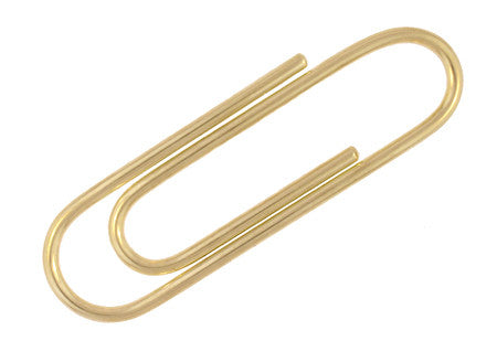 tiffany gold paper clip money clip