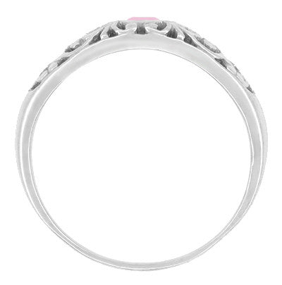 pink sapphire band