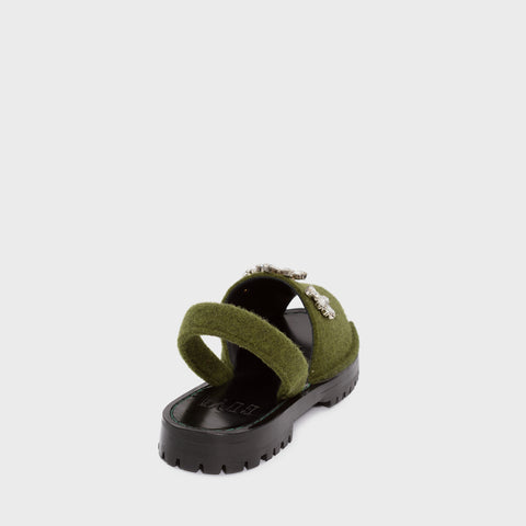 felt sandals