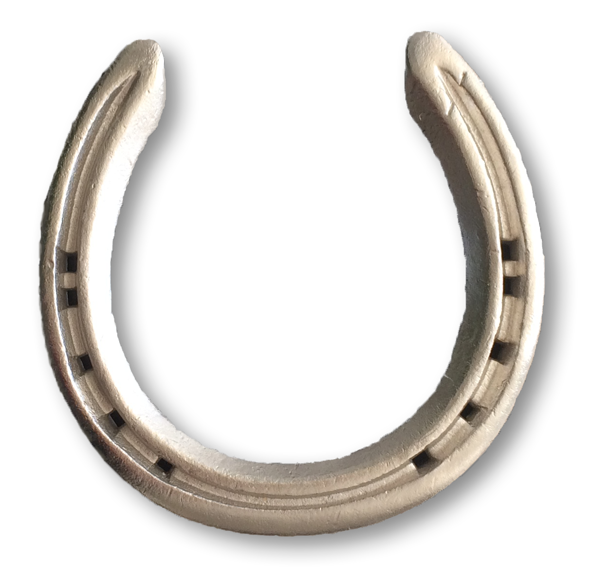 engraved iron horseshoe