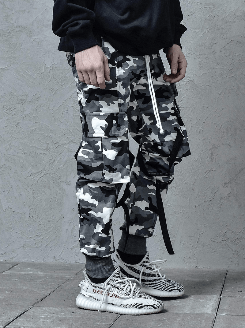 snow camo sweatpants