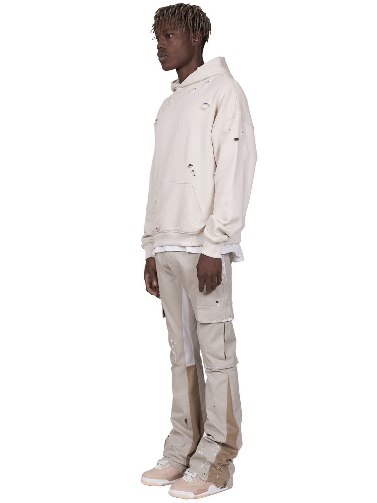 Flare Cargo Pants - Taupe – Reputation Studios