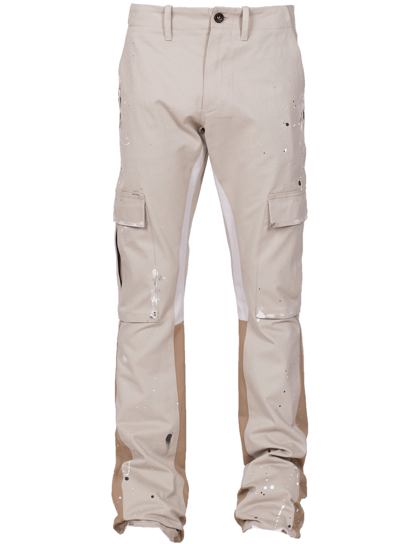 Flare Cargo Pants Taupe Reputation Studios