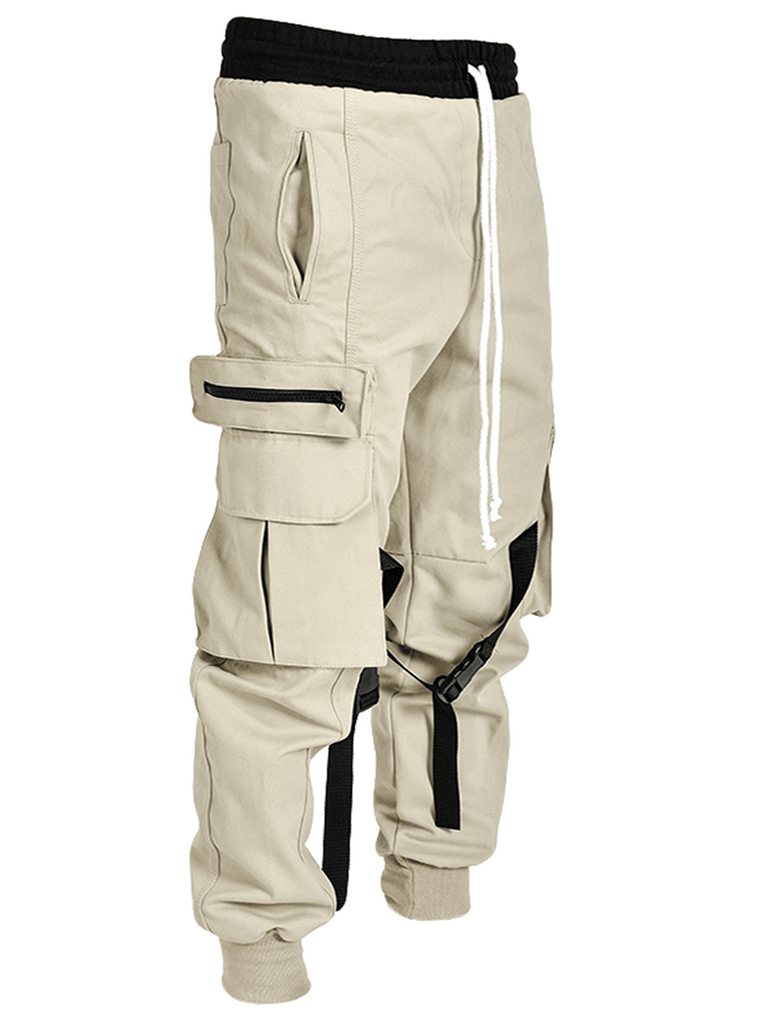 Zipper KneeStrap Streetwear Cargo Pants  FanFreakz