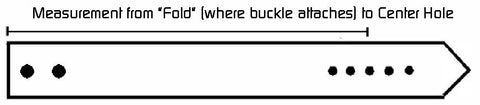 Leather Belt Sizing