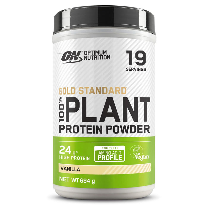Optimum Nutrition Gold Vanilla Vegan Protein Powder 684g | British Online