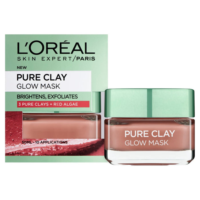 L'Oreal Paris Pure Clay Glow Mask 50ml | Online