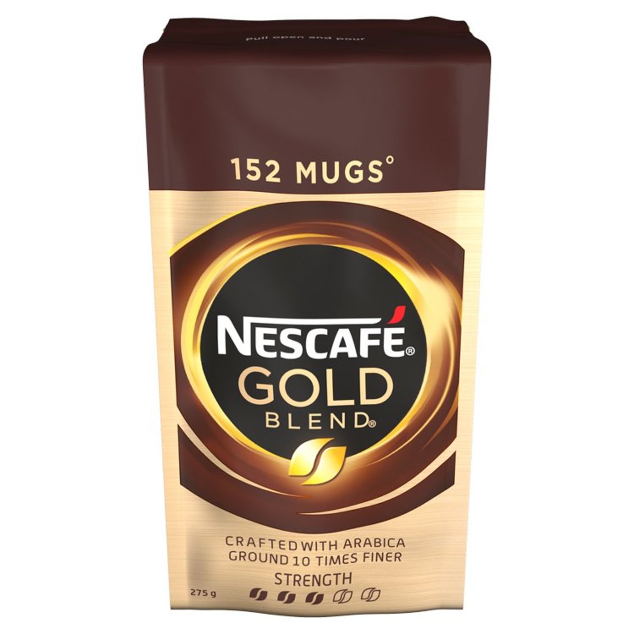 Nescafe Blend Instant Coffee Refill 275g | British