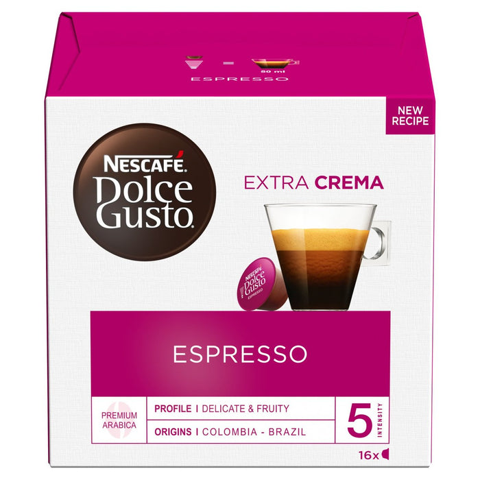 Ineenstorting Geweldig Grof Nescafe Dolce Gusto Espresso Pods 16 per pack | British Online